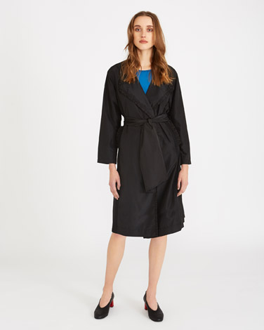 Carolyn Donnelly The Edit Frill Tie Coat